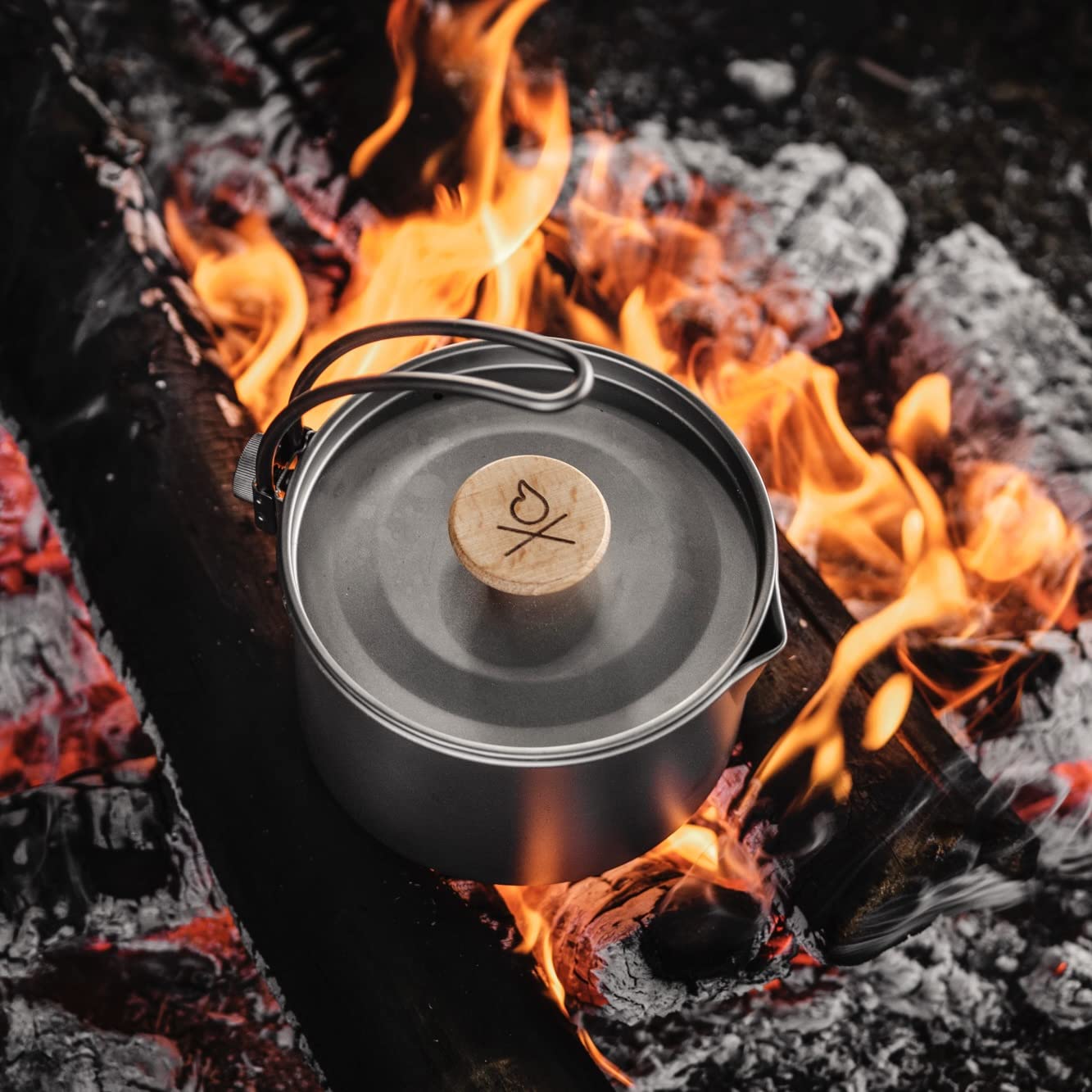 Amazon.co.jp: überleben Kessel ブッシュクラフトポット キャンバス